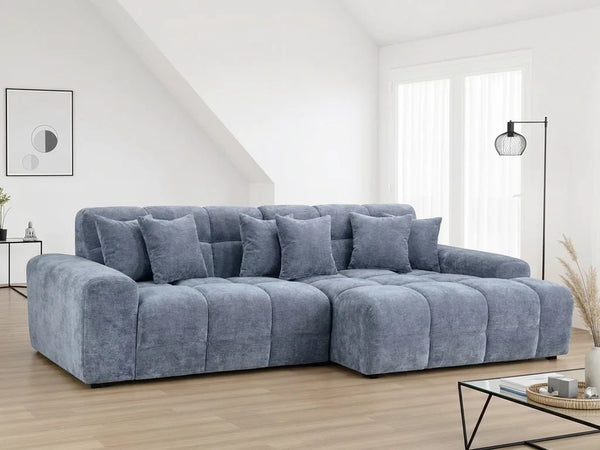 Jacob Corner Sofa – Grey, Black & Beige Right & Left Hand Facing Sofa