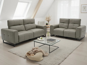 Richmond Grey 3+2 Electric Recliner Sofa Set – Contemporary Living Room Suite