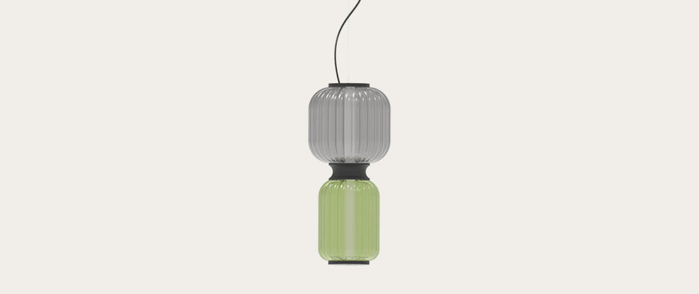 Greenberry Pendant – Green & Grey