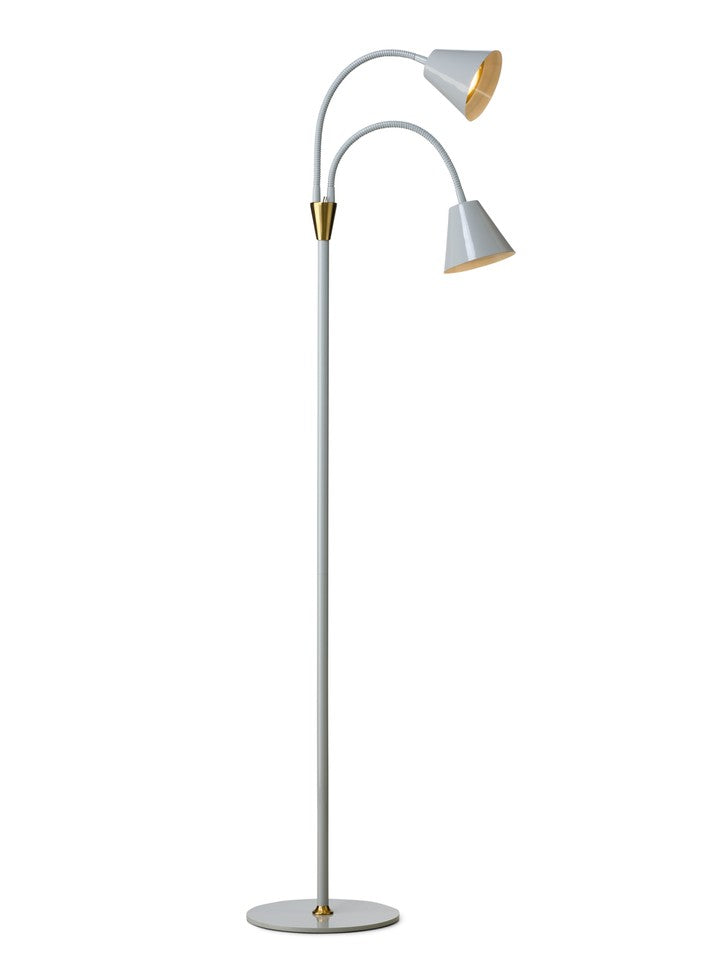 Halo Design Hygge 2-Arm Floor Lamp in White