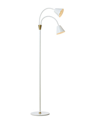 Halo Design Hygge 2-Arm Floor Lamp in White