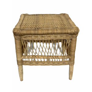 Malawi Rattan side table - handmade