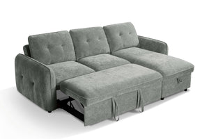 Moscow Grey Universal Corner Sofabed