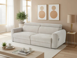 Dakota 3 Seater Electric Sofabed – Grey, Green, Black & Beige Living Room Sofa