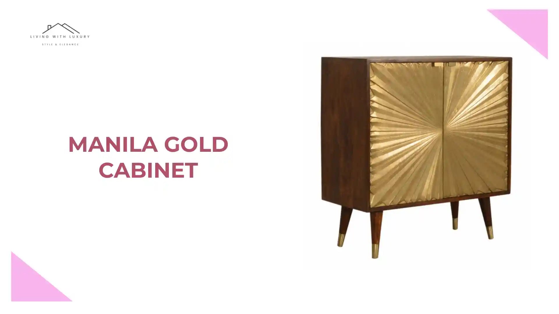Manila Gold Cabinet by@Outfy