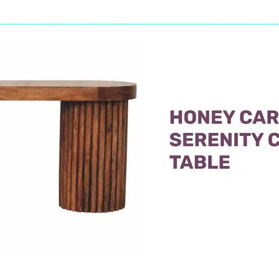 Honey Caramel Serenity Coffee Table by@Outfy
