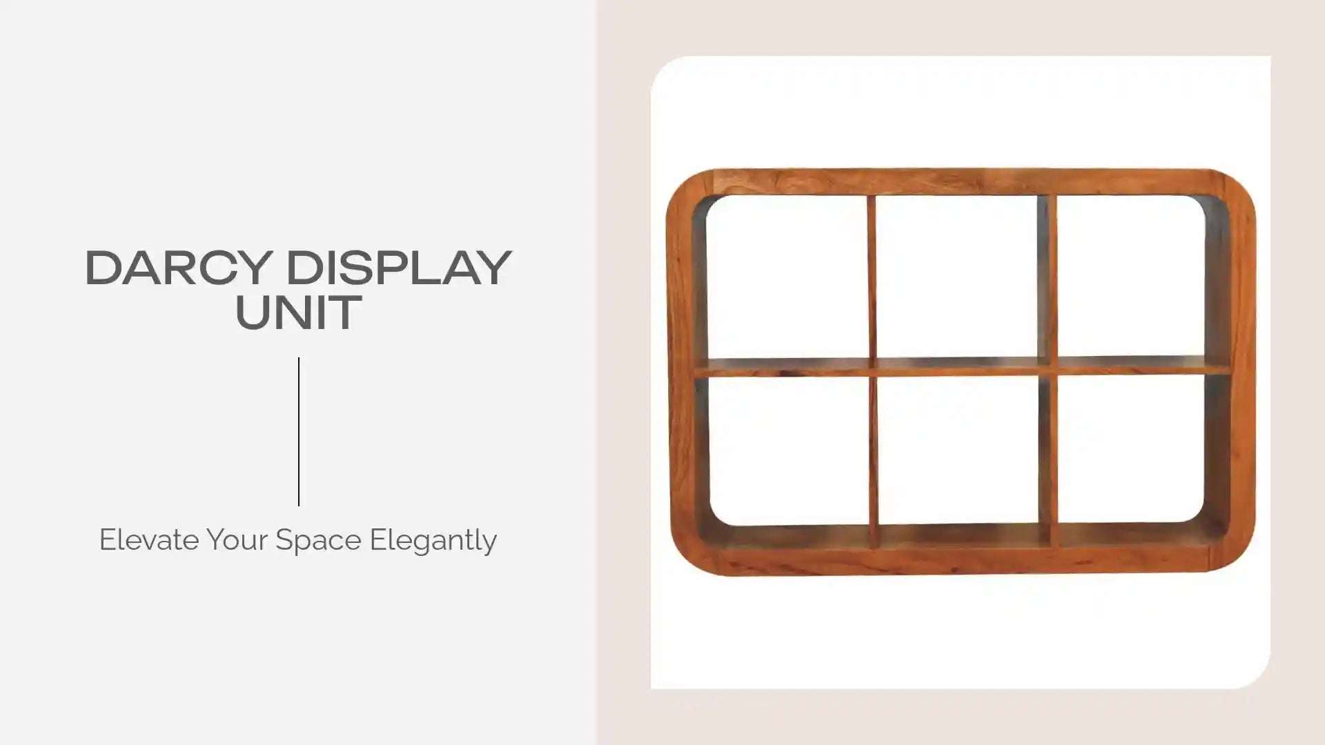 Darcy Display Unit by@Outfy