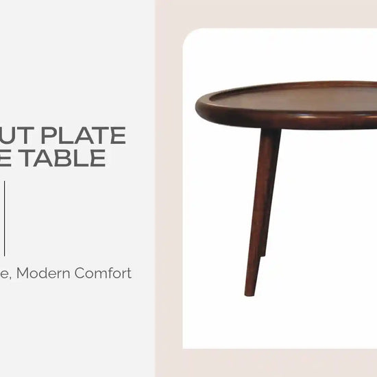 Chestnut Plate Coffee Table by@Outfy