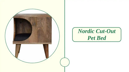 Nordic Cut-out Pet Bed by@Outfy