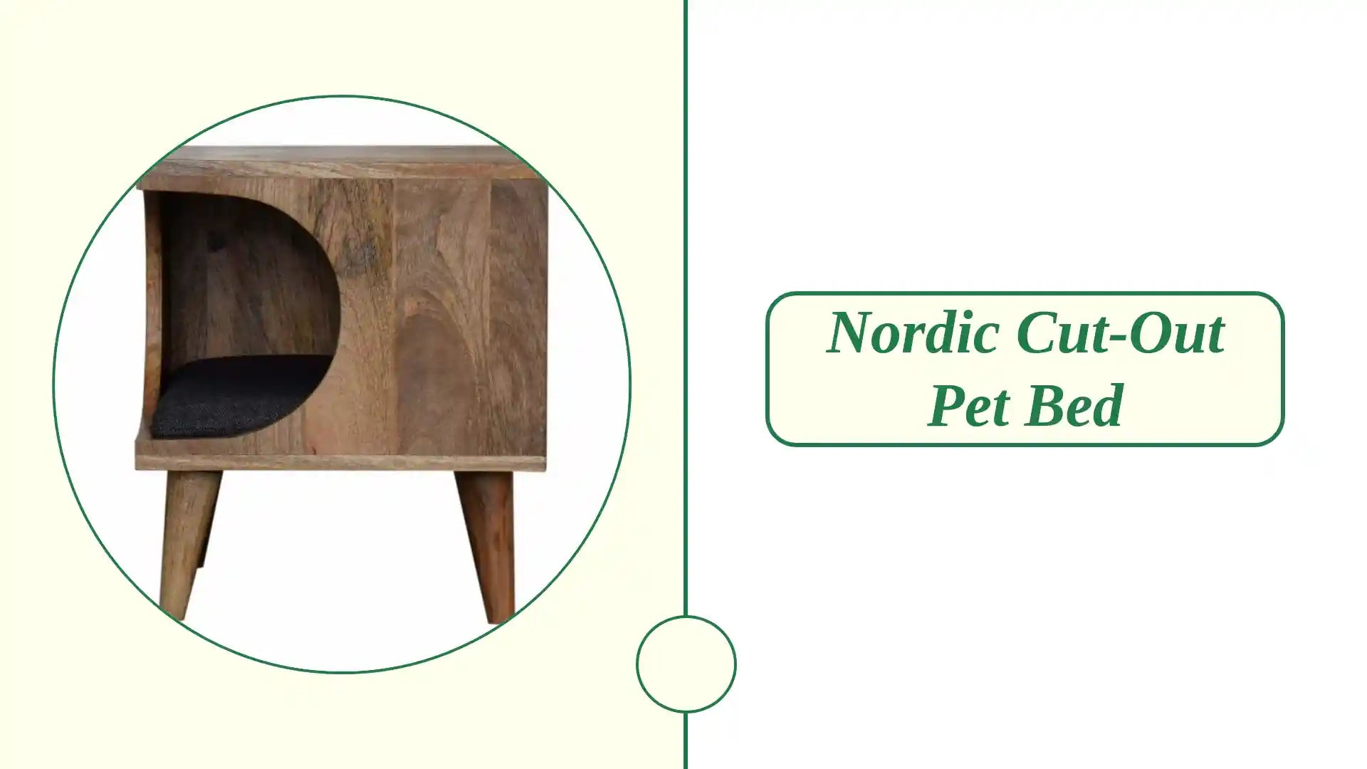 Nordic Cut-out Pet Bed by@Outfy