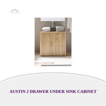 Austin 2 Drawer Under Sink Cabinet by@Outfy