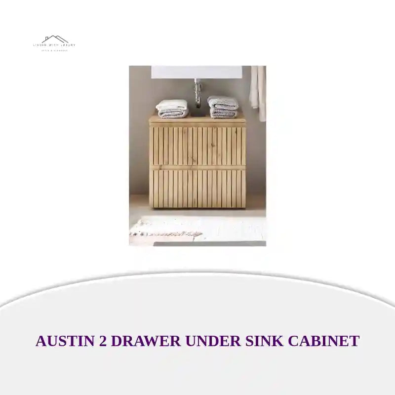 Austin 2 Drawer Under Sink Cabinet by@Outfy