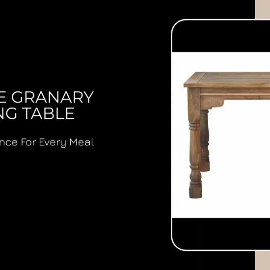 Square Granary Dining Table by@Outfy