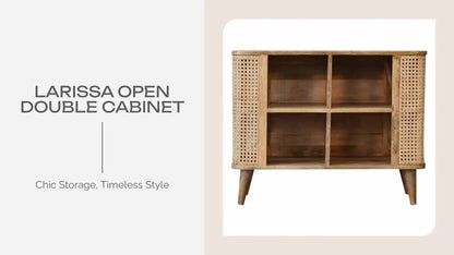 Larissa Open Double Cabinet by@Outfy