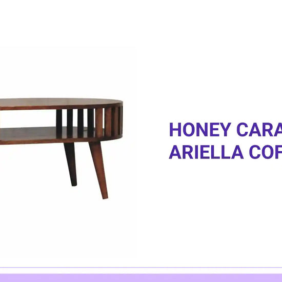 Honey Caramel Ariella Coffee Table by@Outfy