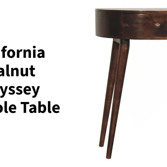 California Walnut Odyssey Console Table by@Outfy