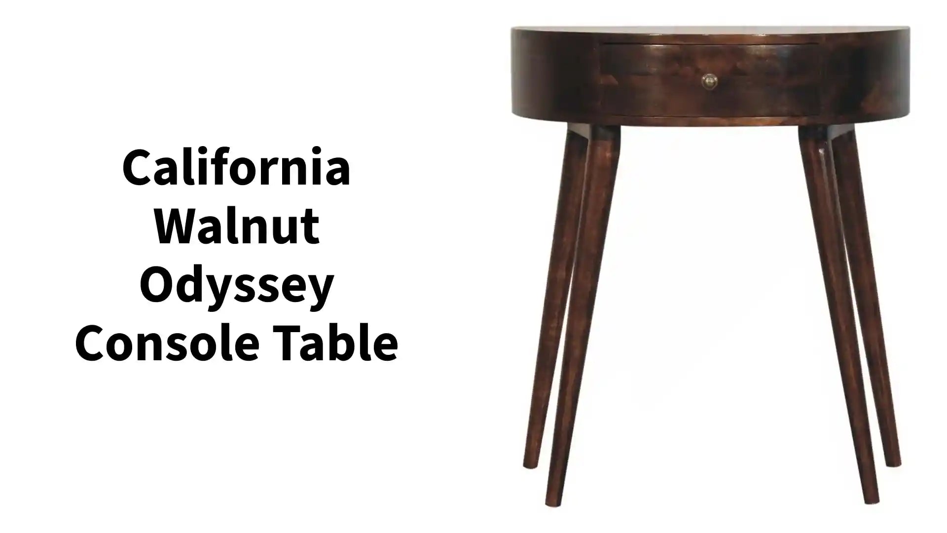 California Walnut Odyssey Console Table by@Outfy