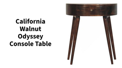 California Walnut Odyssey Console Table by@Outfy