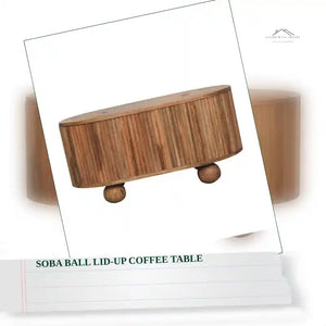 Soba Ball Lid-up Coffee Table by@Outfy