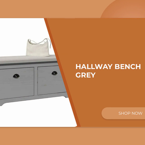 Hallway Bench Grey by@Outfy
