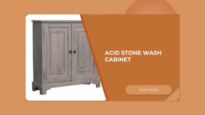 Acid Stone Wash Cabinet by@Outfy