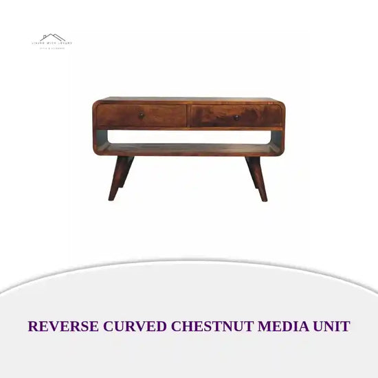 Reverse Curved Chestnut Media Unit by@Outfy