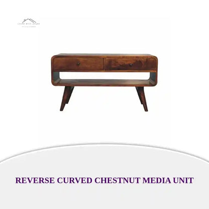 Reverse Curved Chestnut Media Unit by@Outfy