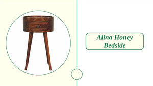 Alina Honey Bedside by@Outfy