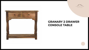 Granary 2 Drawer Console Table by@Outfy