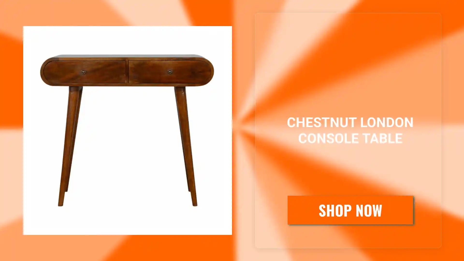 Chestnut London Console Table by@Outfy