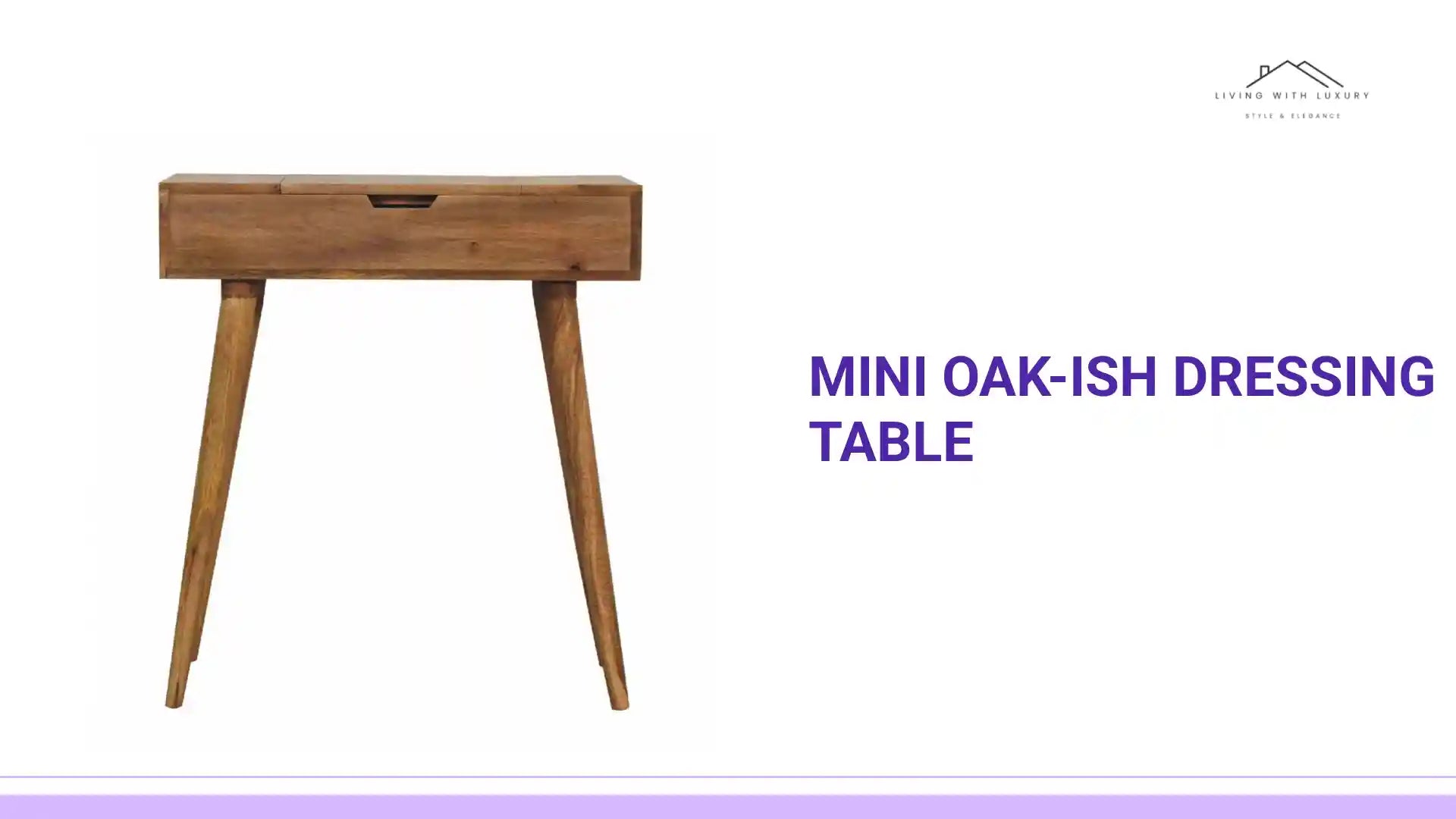 Mini Oak-ish Dressing Table by@Outfy