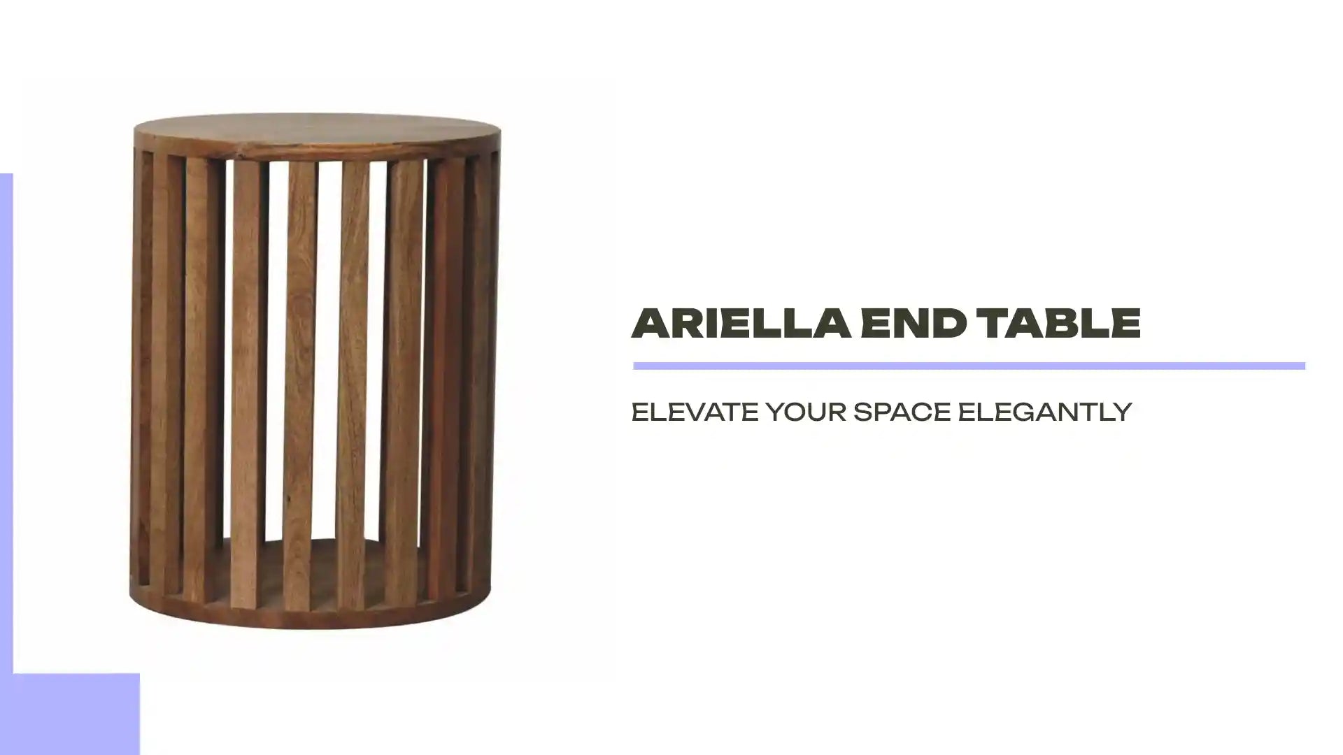 Ariella End Table by@Outfy