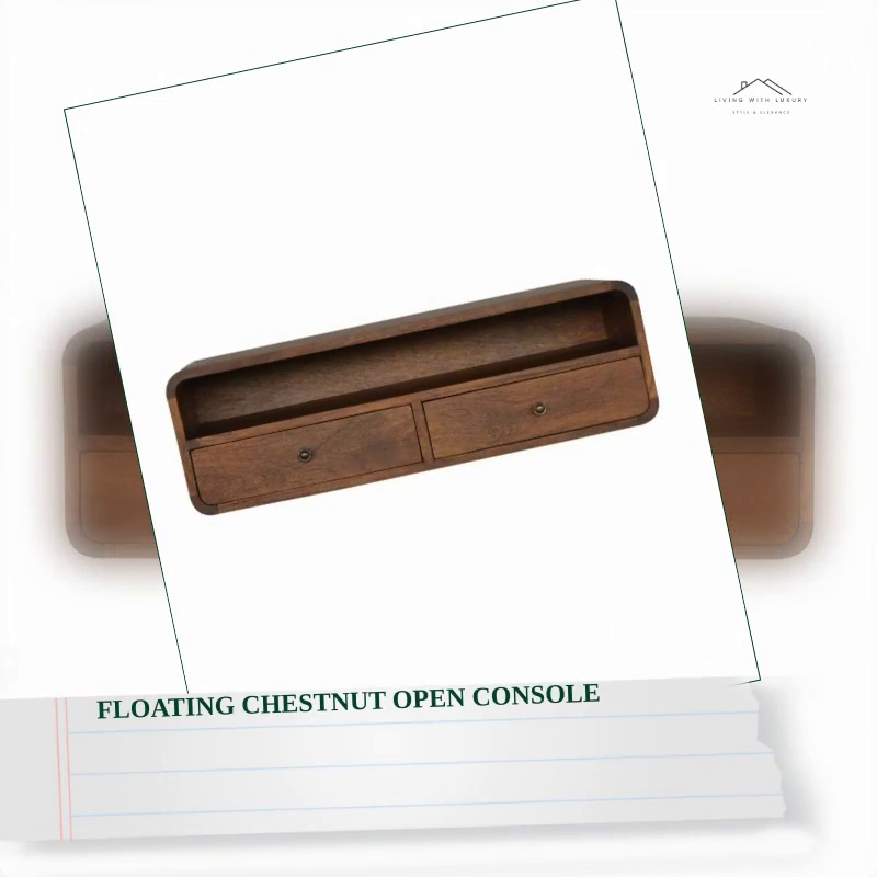 Floating Chestnut Open Console by@Outfy