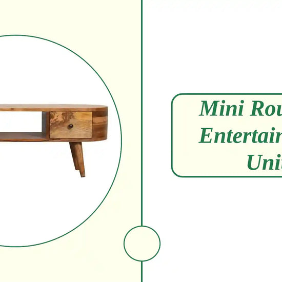 Mini Rounded Entertainment Unit by@Outfy
