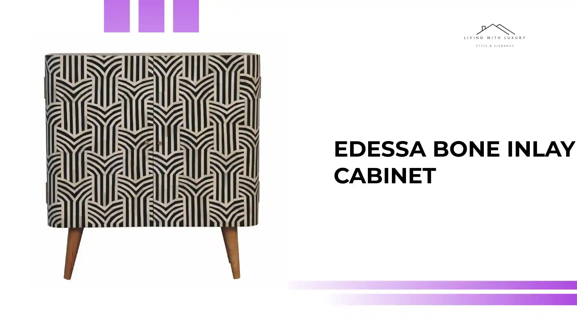 Edessa Bone Inlay Cabinet by@Outfy