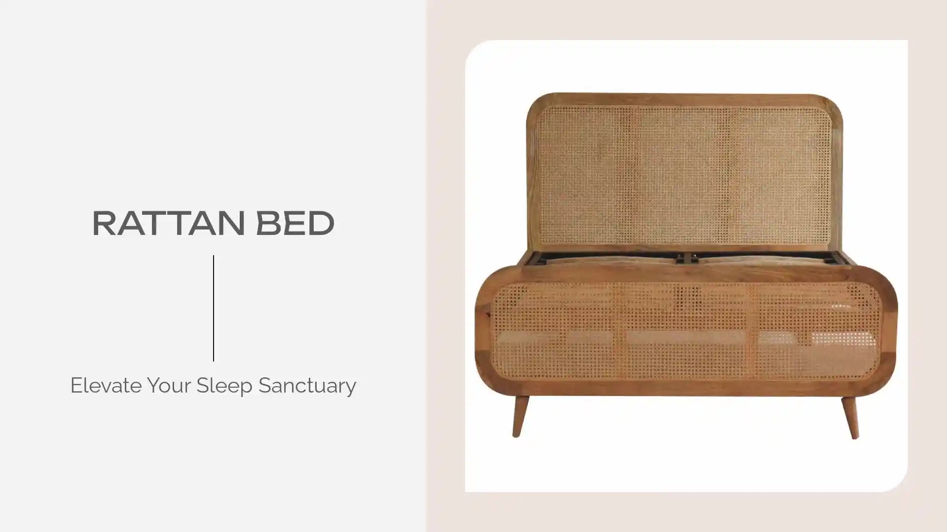 Rattan Bed by@Outfy