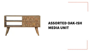 Assorted Oak-ish Media Unit by@Outfy