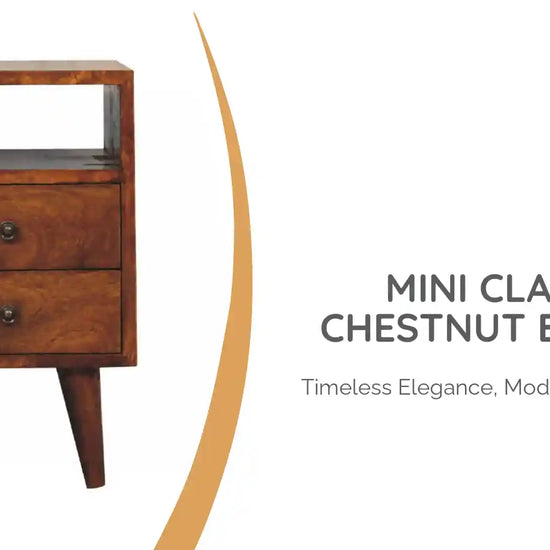 Mini Classic Chestnut Bedside by@Outfy
