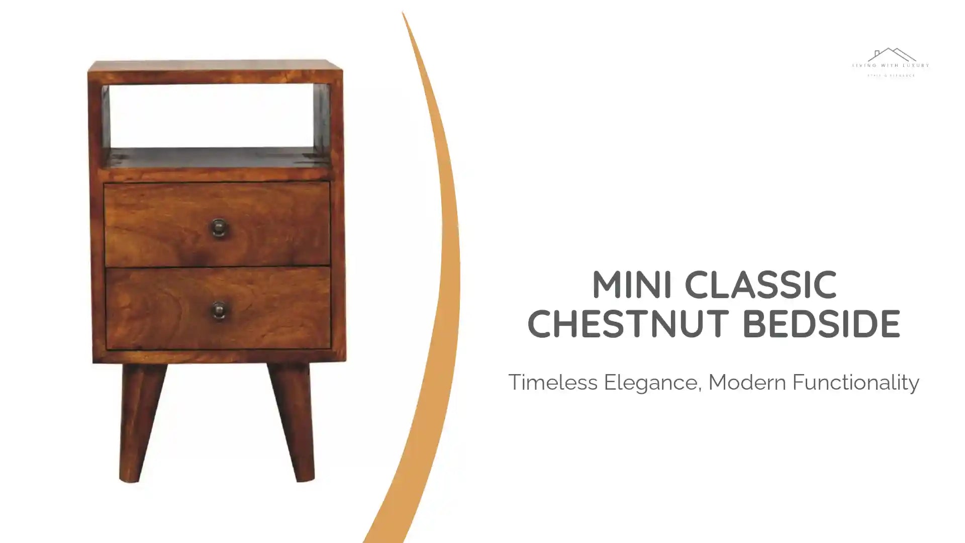 Mini Classic Chestnut Bedside by@Outfy