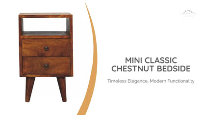 Mini Classic Chestnut Bedside by@Outfy