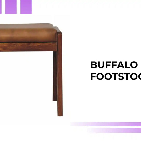 Buffalo Hallway Footstool by@Outfy