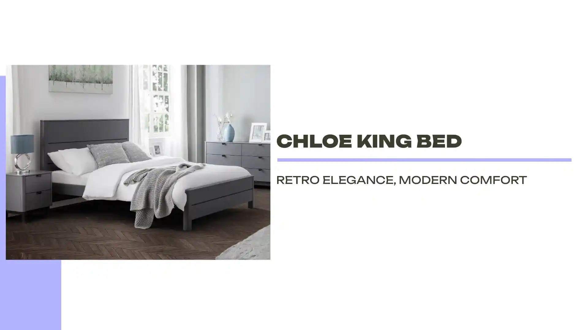 Chloe King Bed by@Outfy