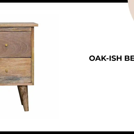 Oak-ish Bedside by@Outfy