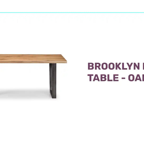 Brooklyn Dining Table - Oak by@Outfy
