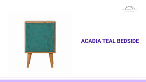 Acadia Teal Bedside by@Outfy