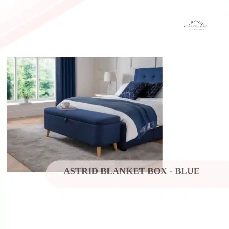Astrid Blanket Box - Blue by@Outfy