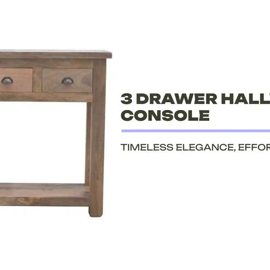 3 Drawer Hallway Console by@Outfy