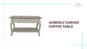 Amberly Carved Coffee Table by@Outfy