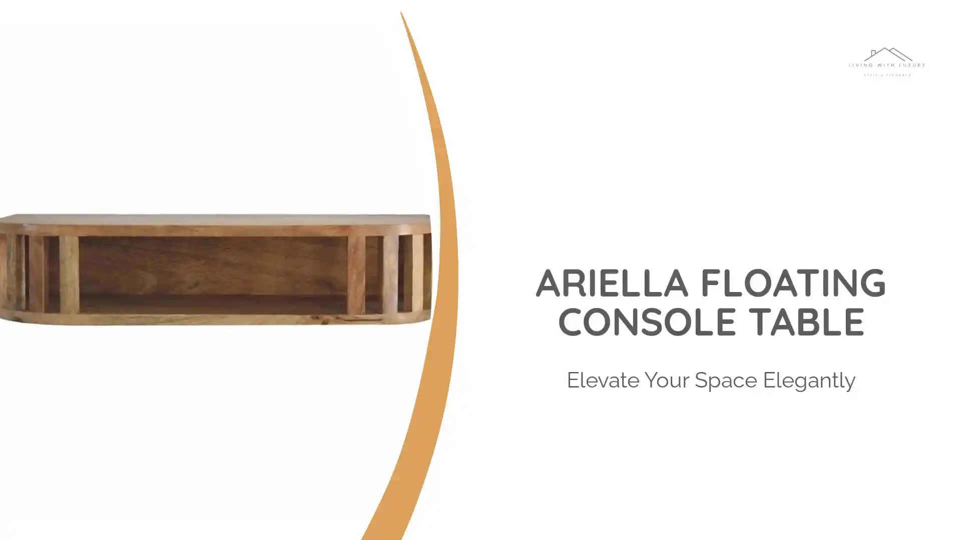 Ariella Floating Console Table by@Outfy