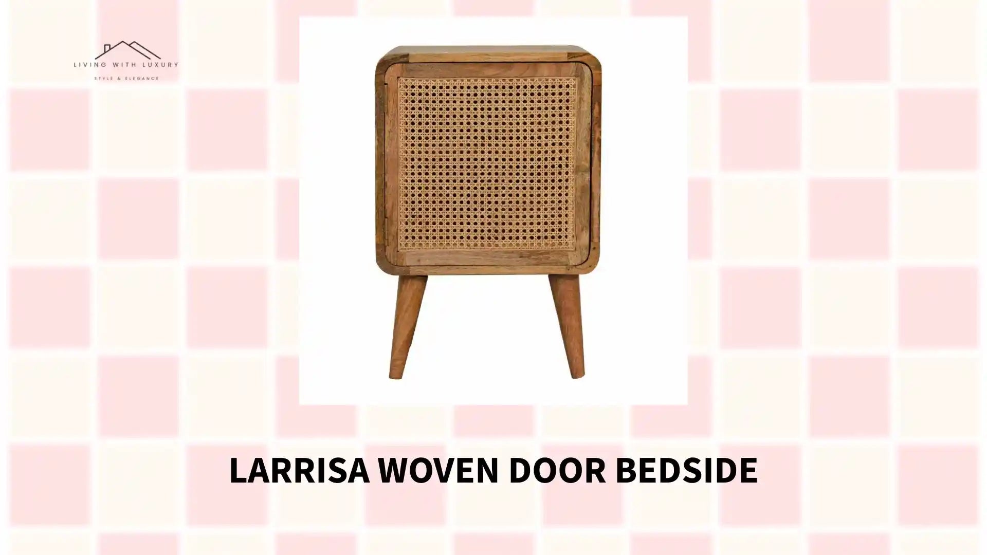 Larrisa Woven Door Bedside by@Outfy
